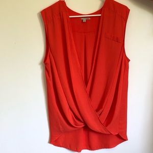HALOGEN SLEEVELESS BLOUSE